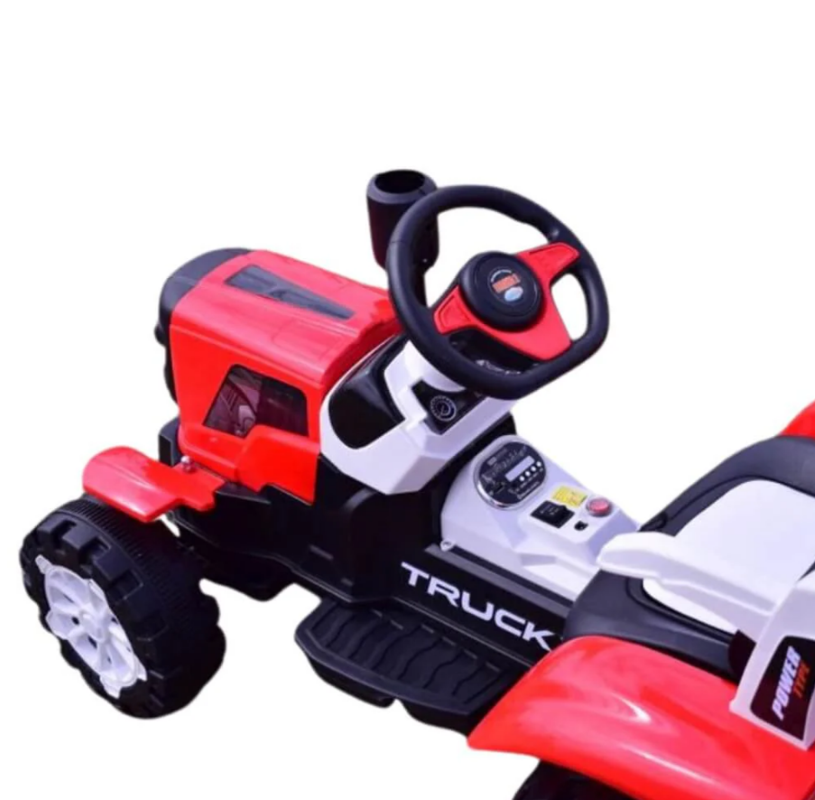 Ride On 12V Bump N Dump Hydraulic Battery Powered Tractor - COOLBABY