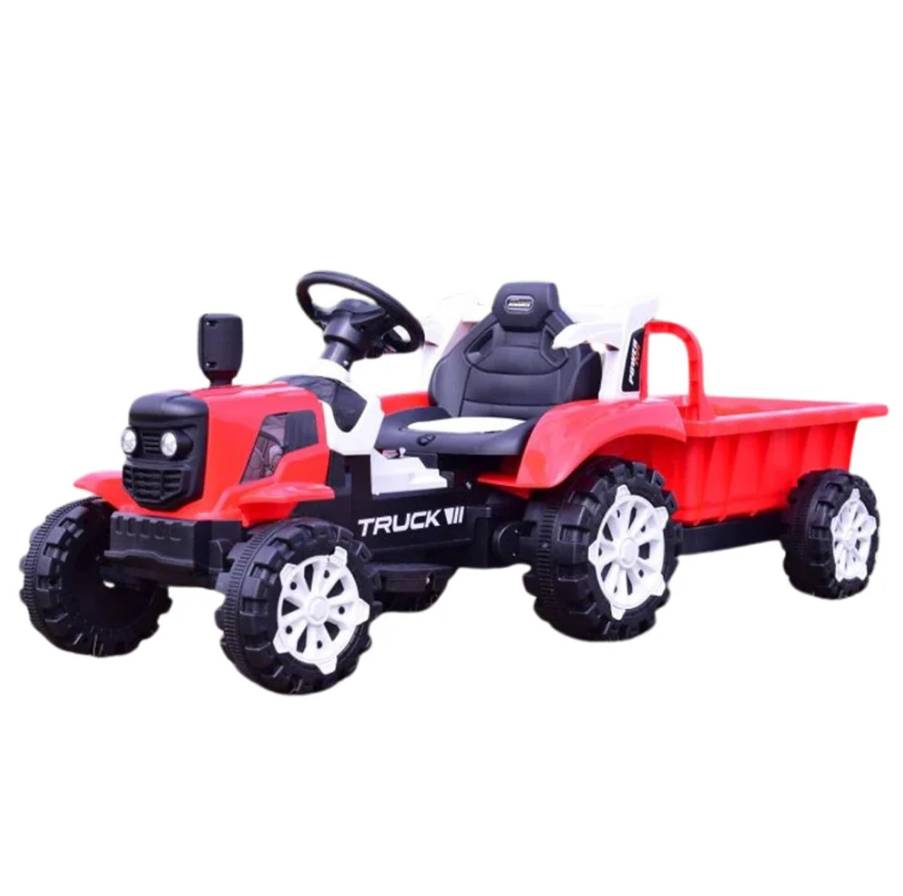 Ride On 12V Bump N Dump Hydraulic Battery Powered Tractor - COOLBABY