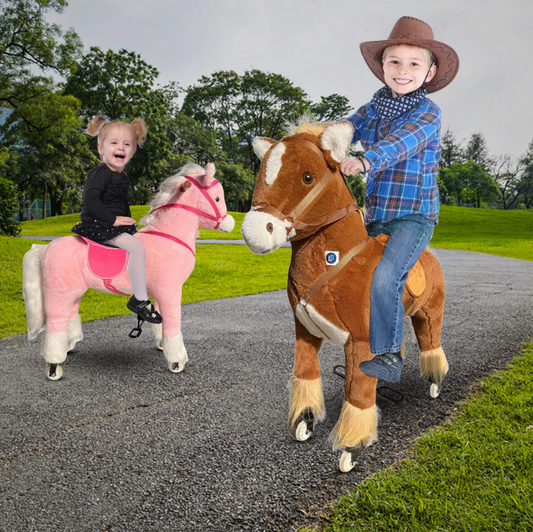 Ride On Gallop 'N' Play Action- Packed Mechanical My Horse Rider Toys For Kids - COOLBABY