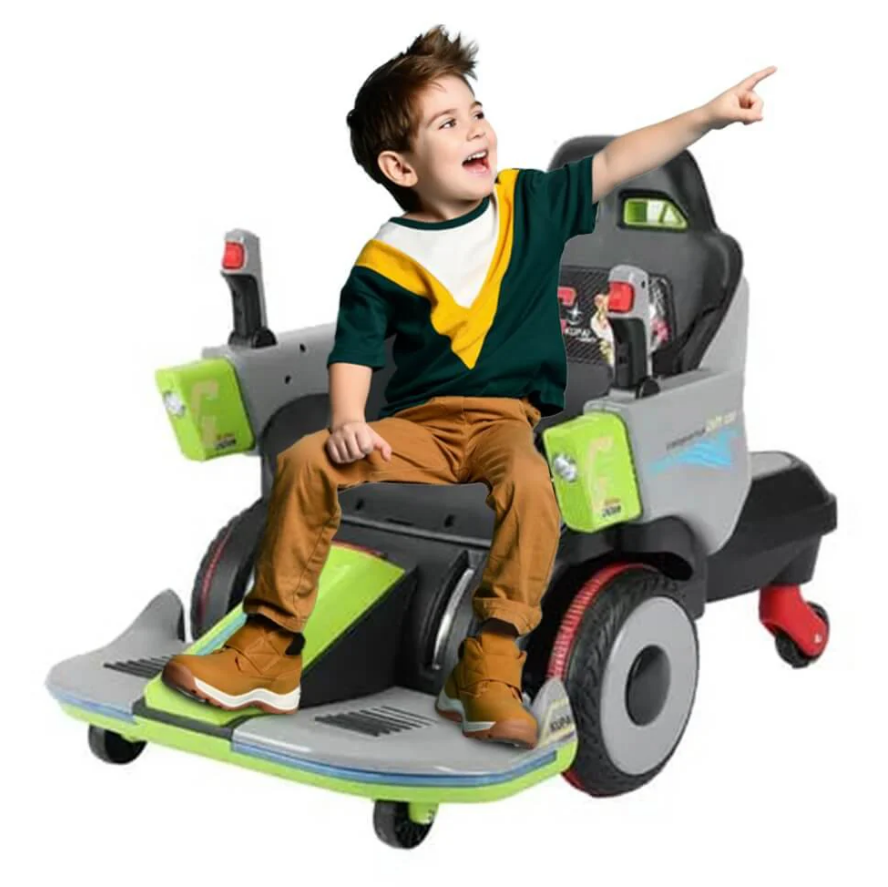 Kids Electric Ride On Combat Water Bomber Chair Drift - COOLBABY