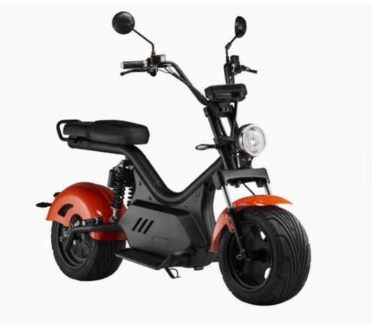 2000w EEC Certificate, 2 Seat, Two Wheels, Removable Battery Citycoco Electric Motorcycle - COOLBABY