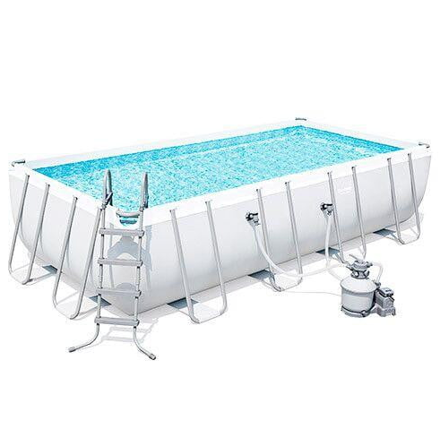 Rectangular Frame Pool Set Agp With Sand Filter Pump - 5.49m * 2.74m * 1.22m - COOLBABY