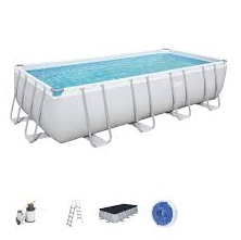 Rectangular Frame Pool Set Agp With Sand Filter Pump - 5.49m * 2.74m * 1.22m - COOLBABY