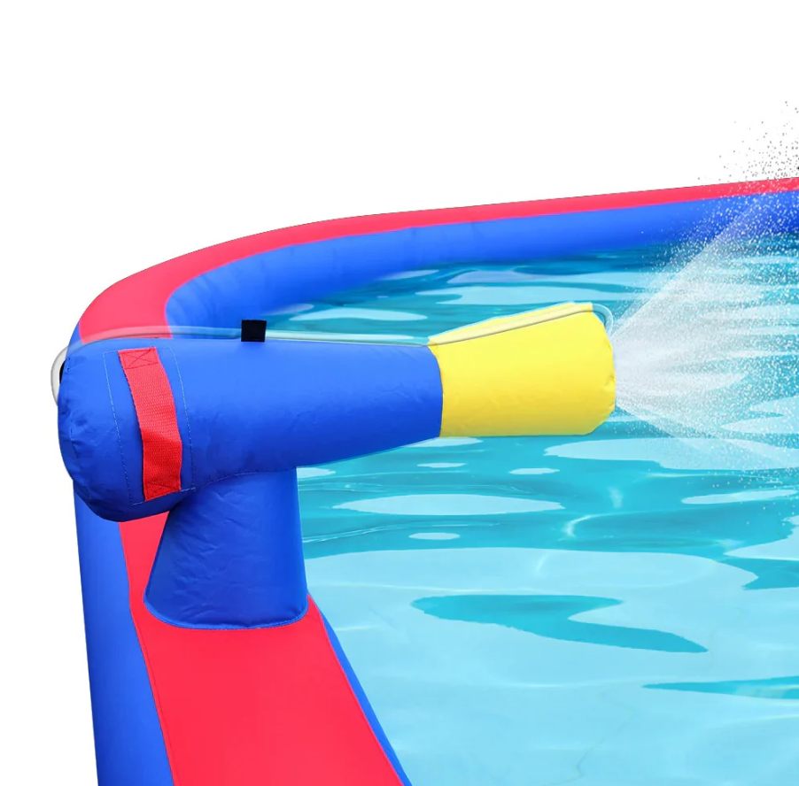 Inflatable Water Lagoon Park With Large Water Slides And Basket Ball Hoop - 5.51 * 4.82 * 3.04 m - COOLBABY