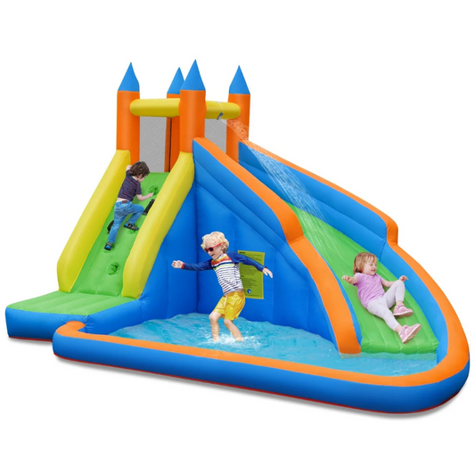 Inflatable Slide And Splash Water Bounce Tower Jumper - COOLBABY