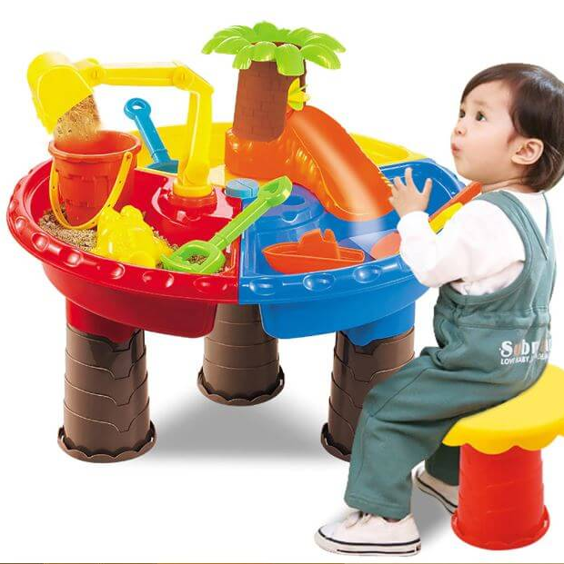 Multi Activity Sand Water And Activity Game Table For Kids - 170 * 50 cm - COOLBABY