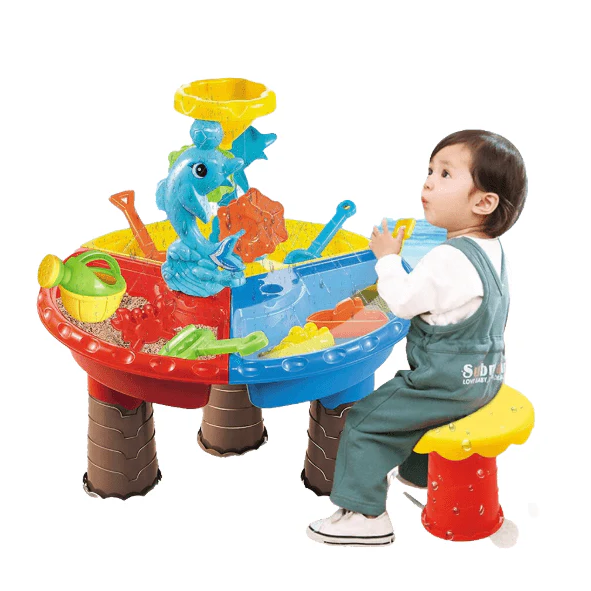 Multi Activity Sand Water And Activity Game Table For Kids - 170 * 50 cm - COOLBABY