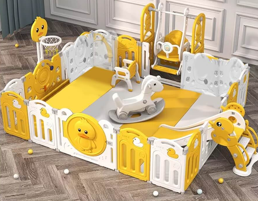 Baby Playpen Kids Playhouse With Multiple Activities - COOLBABY