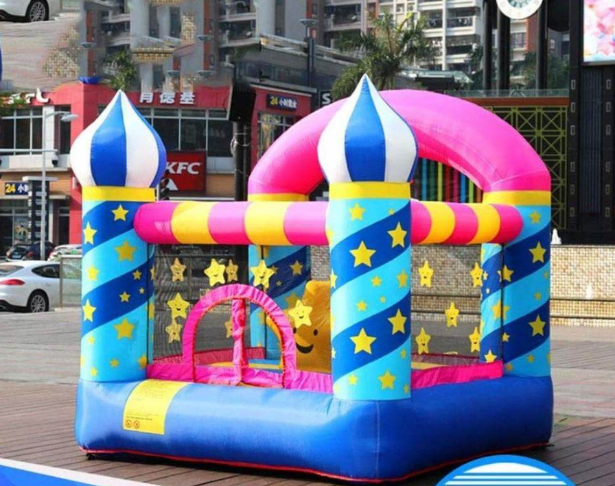 Inflatable Magical Stars Bouncy Castle House For Kids - COOLBABY