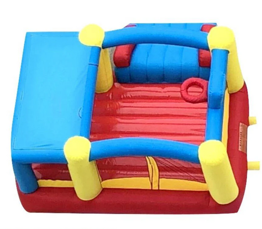 Inflatable Jump N Joy Slide Dunk Bouncing Play House - COOLBABY