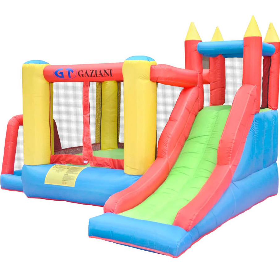 Inflatable Bouncy Mansion With Multi Activities Play Area - COOLBABY