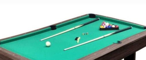 8-ft billiard table, Pool game table - Green - COOLBABY