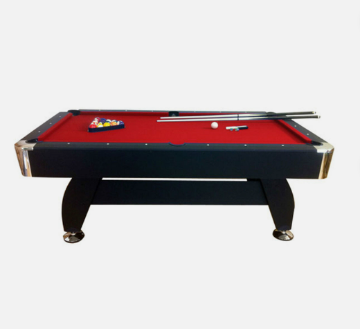 Billiard Table 9ft, Wooden Design - Red - COOLBABY