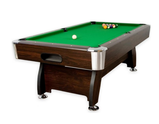 Billiard Table 8ft Wooden Design - Green - COOLBABY