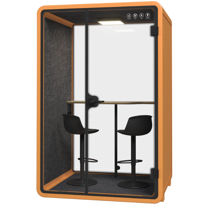 Duo Silence Booth, Soundproof Eco-friendly Protect Privacy, Office Soundproof Booth - COOLBABY