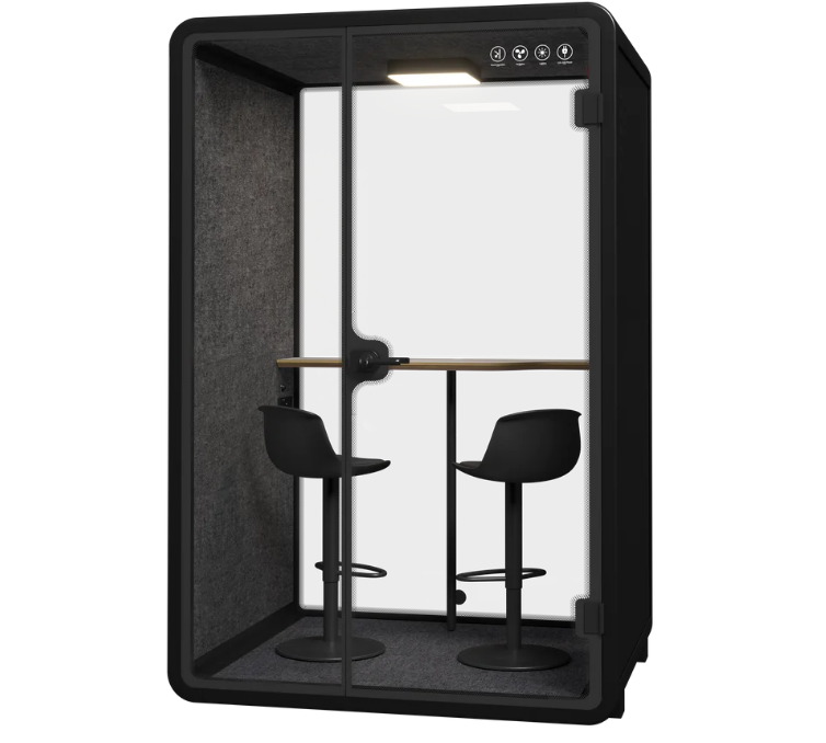 Duo Silence Booth, Soundproof Eco-friendly Protect Privacy, Office Soundproof Booth - COOLBABY