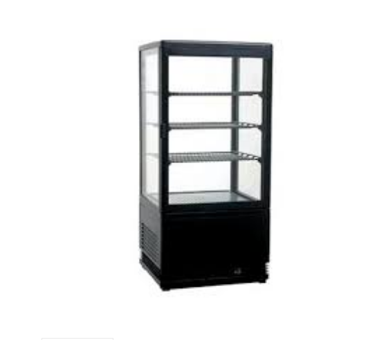 Countertop Cold Showcase, Sweet Showcase Cake Display - Black - COOLBABY