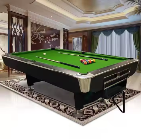 9-4M Billiard table, Automatic Ball Return System Solid Wood Marble - COOLBABY