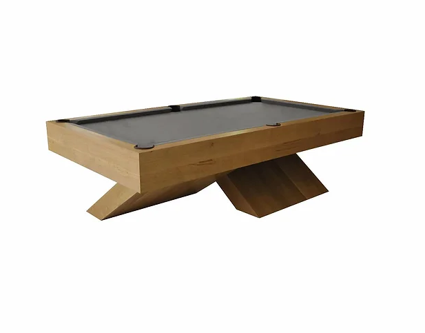 X Billiard table, Natural Slate Solid Wood - COOLBABY