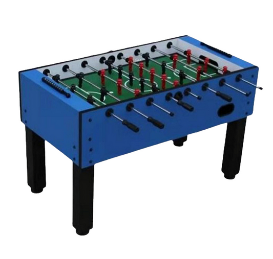 Foosball table, Soccer table Black/Blue - COOLBABY