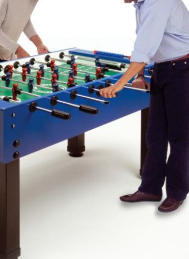 Foosball table, Soccer table Black/Blue - COOLBABY