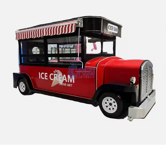 Mobile Restaurant Car Ice Cream Fully Equipped Big Food Truck With Full Kitchen, Coffee Shop - COOLBABY