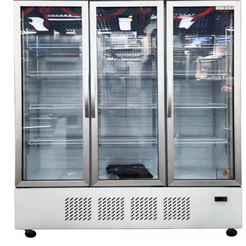 3 Glass Door Beverage Display Cooling, display Fridge - COOLBABY