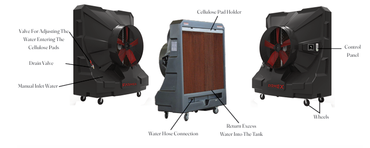 Air Cooler 40000 m3/h, Industrial  Portable Cooler - COOLBABY