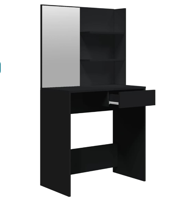 Dressing Table Set, Vanity Table with Stool and Drawer - COOLBABY