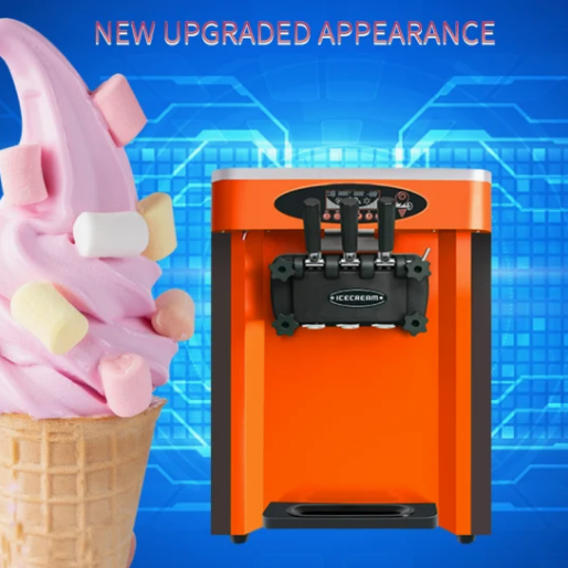 Compressor Frozen Yogurt Soft Serve, Ice Cream Machine - COOLBABY