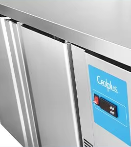 Stainless Steel Single Door Refrigerator Commercial Bench Fridge Under counter Chiller - COOLBABY