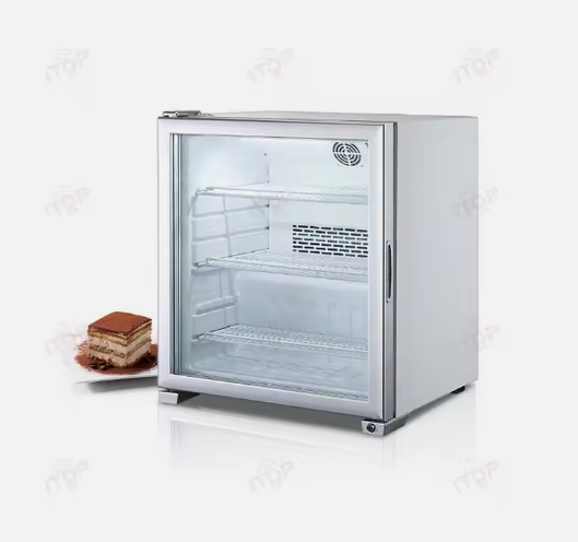 99L Single Glass Door Freestanding Refrigerator Showcase - COOLBABY