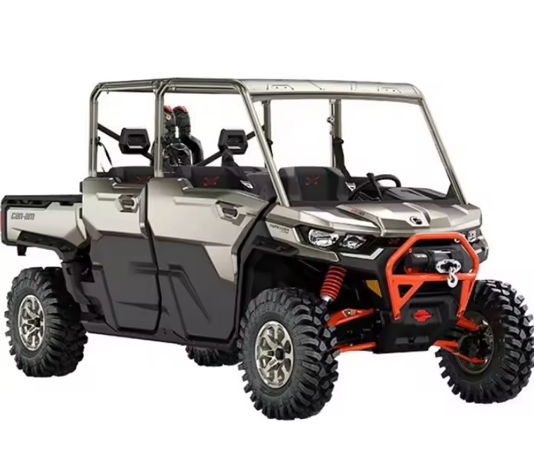 Defender MAX X With Doors HD10 Liquid Titanium & Magma Red– COOLBABY