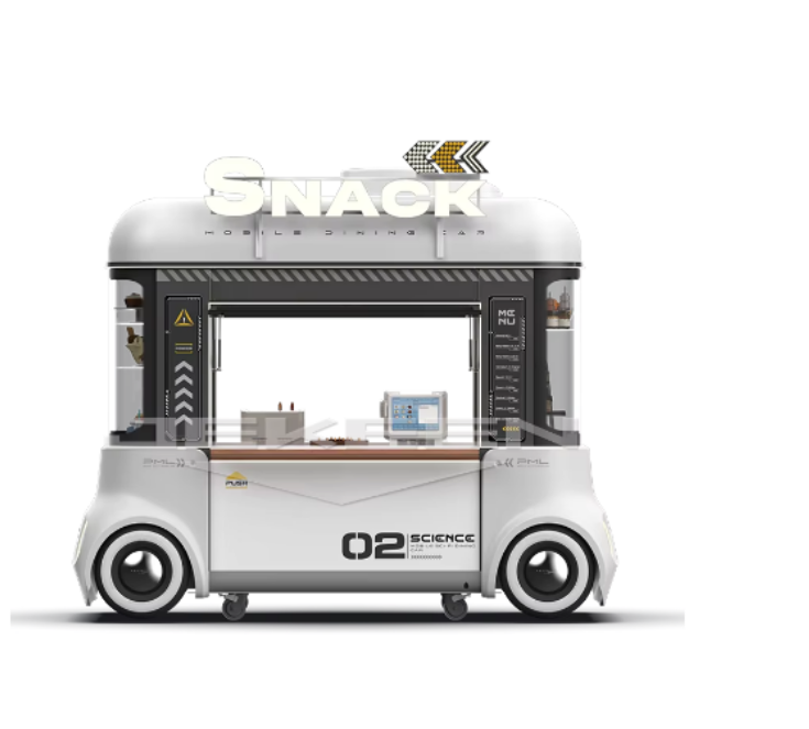 Truck Mobile Food Cart With Fully Equipment Restaurant And Full Kitchen