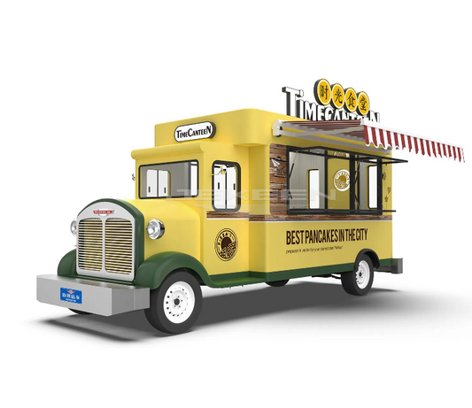 Fast Food Trucks Mobile Food Kitchen, BBQ Ice Cream Hot Dog Coffee Snack Cart Steel - COOLBABY