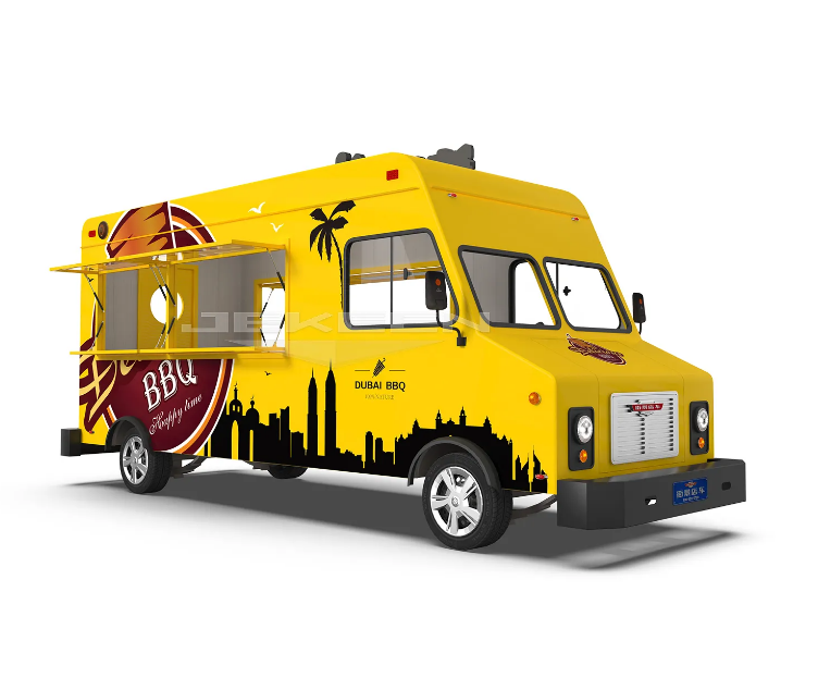 Electric Fast Food Truck, Mobile Food Cart, Hot Dog Cart Ice Cream Drinks And Coffee - COOLBABY