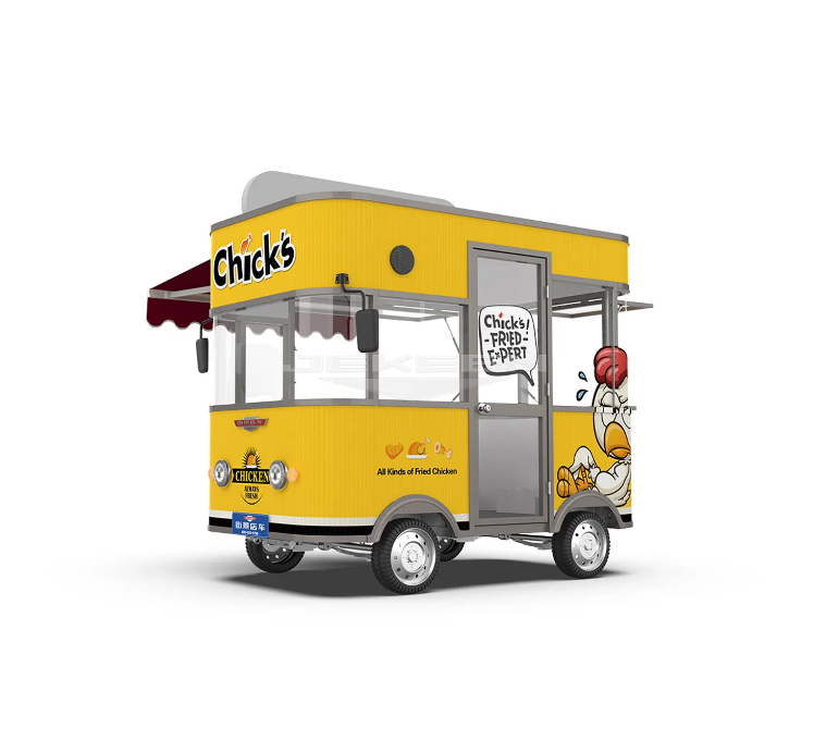 Food Truck, Snack, Ice-Cream Food Cart With Full Kitchen Equipment - COOLBABY