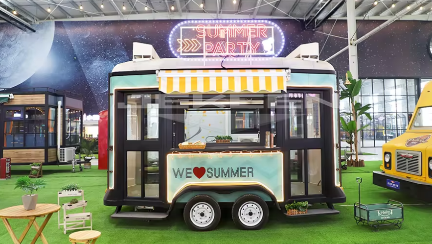 Mobile Food Cart, Ice Cream And Drinks, Food Truck - COOLBABY