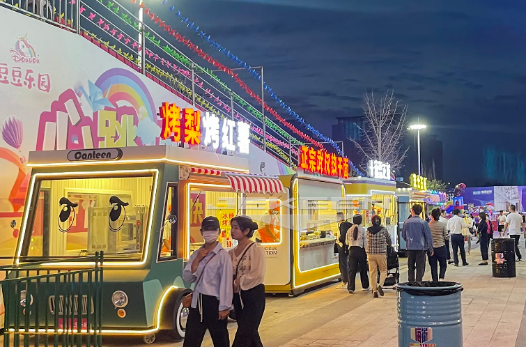 Mobile Food Concession Truck For Bakery, Electric Food Truck Manufacturer BBQ, Ice Cream And Drinks - COOLBABY