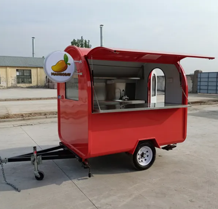 Mobile Food Cart For Food And Beverage Vending Cart, Food Truck, Coffee And Drinks - COOLBABY