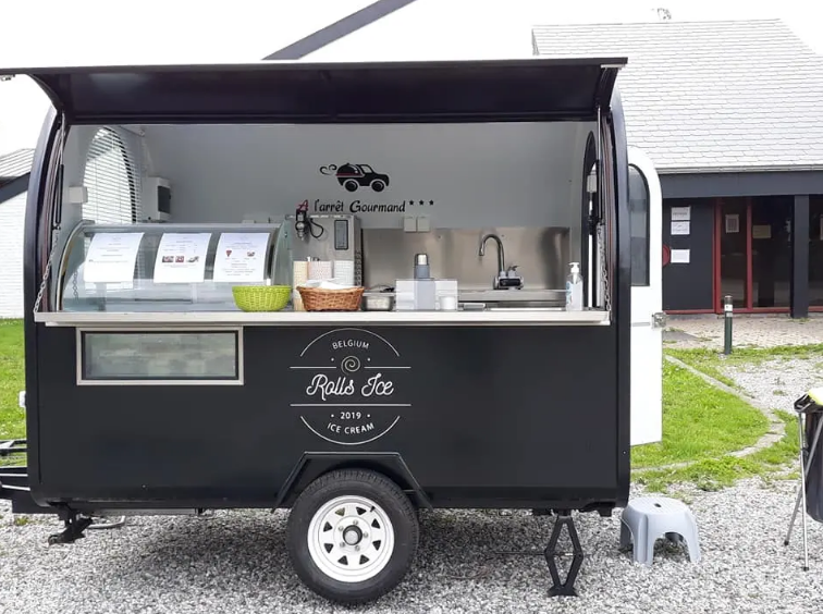 Fast Food Truck For Baking Equipment, Mobile Ice Cream Cart, Coffee And Drinks - COOLBABY