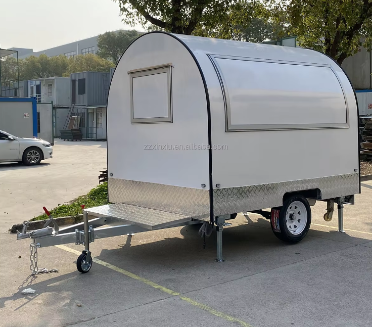 Street Food Truck, Hot Dog, Coffee And Drinks Cart With Full Kitchen - COOLBABY