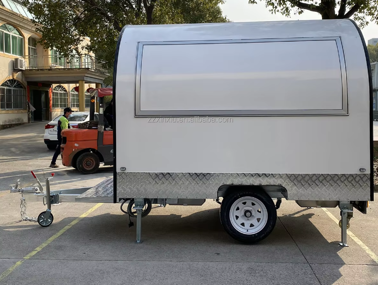 Street Food Truck, Hot Dog, Coffee And Drinks Cart With Full Kitchen - COOLBABY