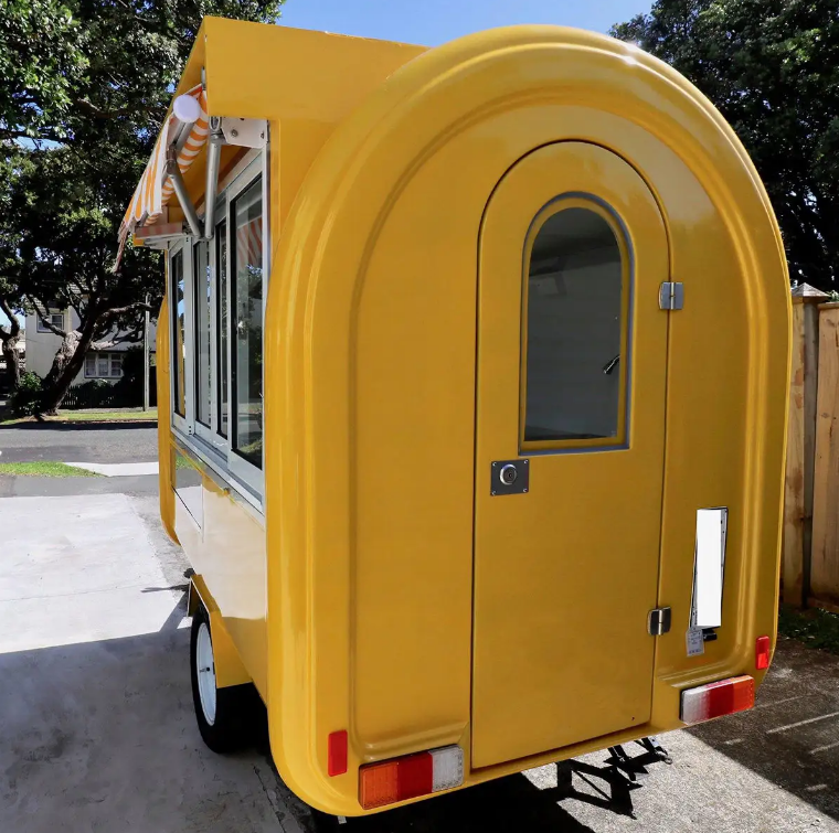 Street Food Truck, Hot Dog, Coffee And Drinks Cart With Full Kitchen - COOLBABY