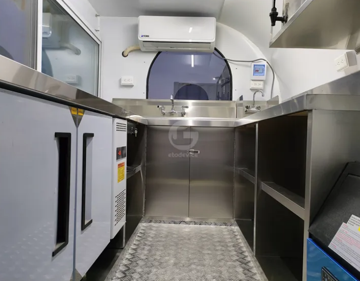 Food Truck Trailer With Full Kitchen For Ice Cream And Coffee, Drinks - COOLBABY