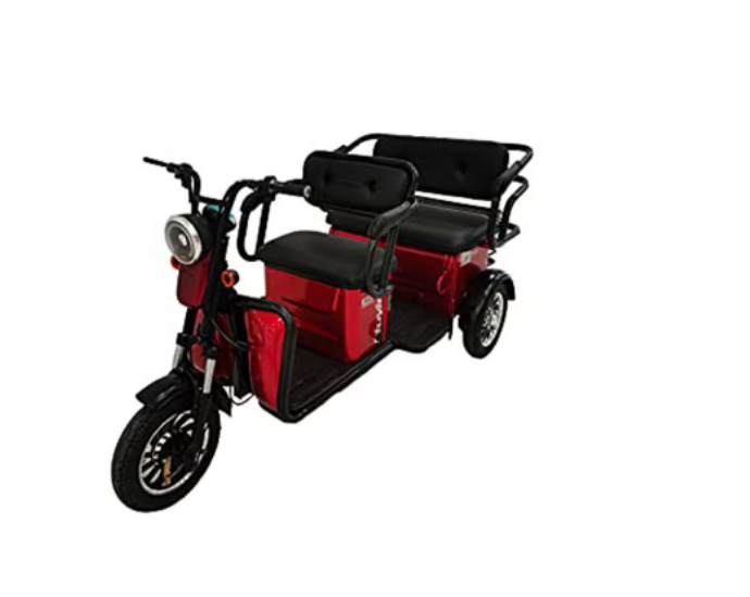 Electronic Tricycle For Adults 800W - Red - COOLBABY