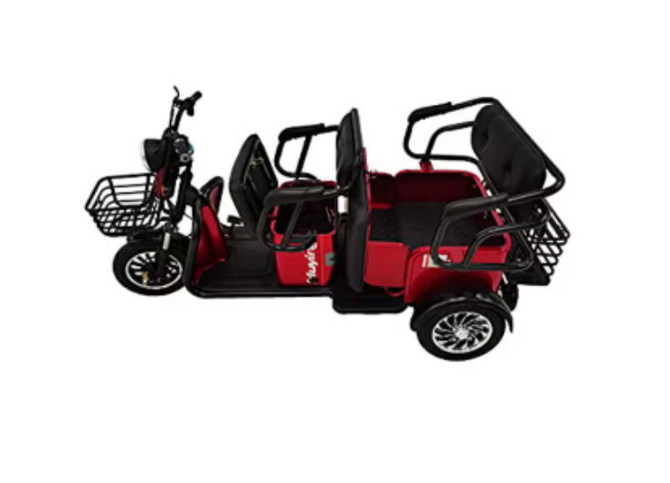 Electronic Tricycle For Adults 800W - Red - COOLBABY