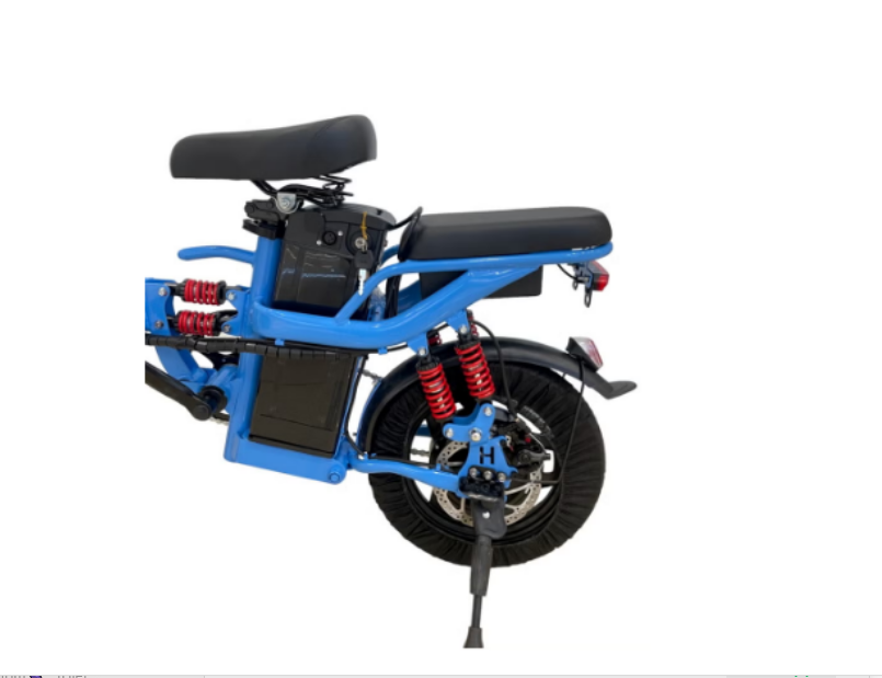 Adult Electric Bike Foldable 400W Motor, 14 Inch 48V Electric Bike 13Ah Lithium Battery, City Bike - COOLBABY