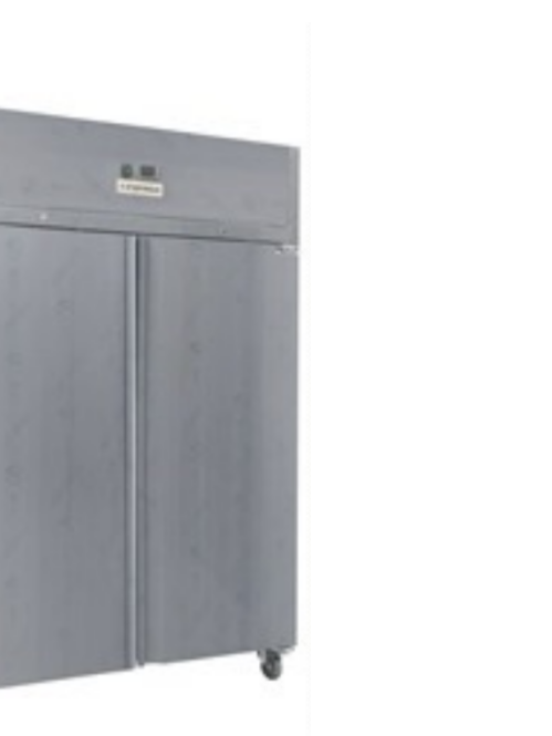 Stainless Steel Automatic Closing Door Upright Freezer, 1285 Liters - COOLBABY