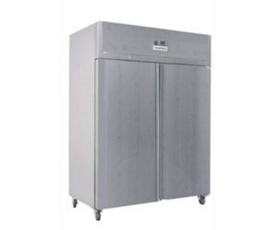 Stainless Steel Automatic Closing Door Upright Freezer, 1285 Liters - COOLBABY